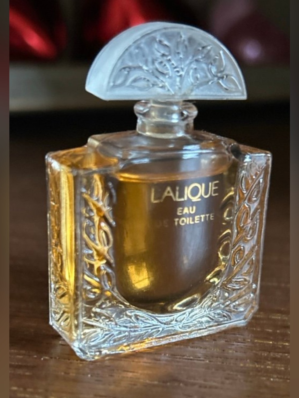Lalique EDT .15 Fl Oz. Miniature or Travel Size, Smells Beautiful!